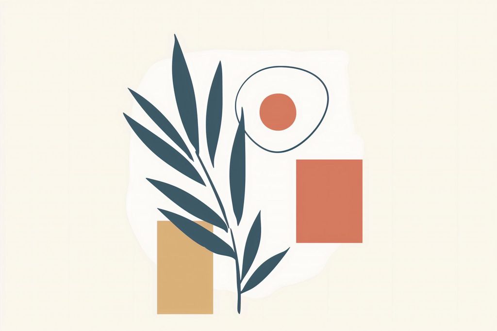 Plakat 45x30cm Naturgeflecht