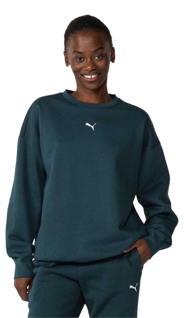 Puma - Sweatshirt für Damen, Übergroß GT23891 (38 DE) (Grün)