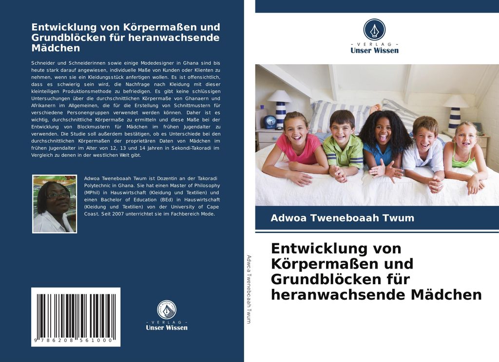 Entwicklung von Körpermaßen und Grundblöcken für heranwachsende Mädchen