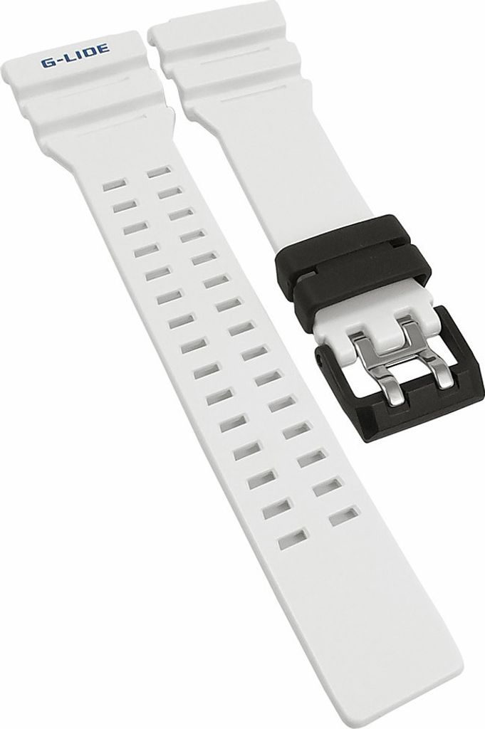 Casio G-Shock G-Lide 10613272 Uhrenarmband Resin weiß GBX-100-7
