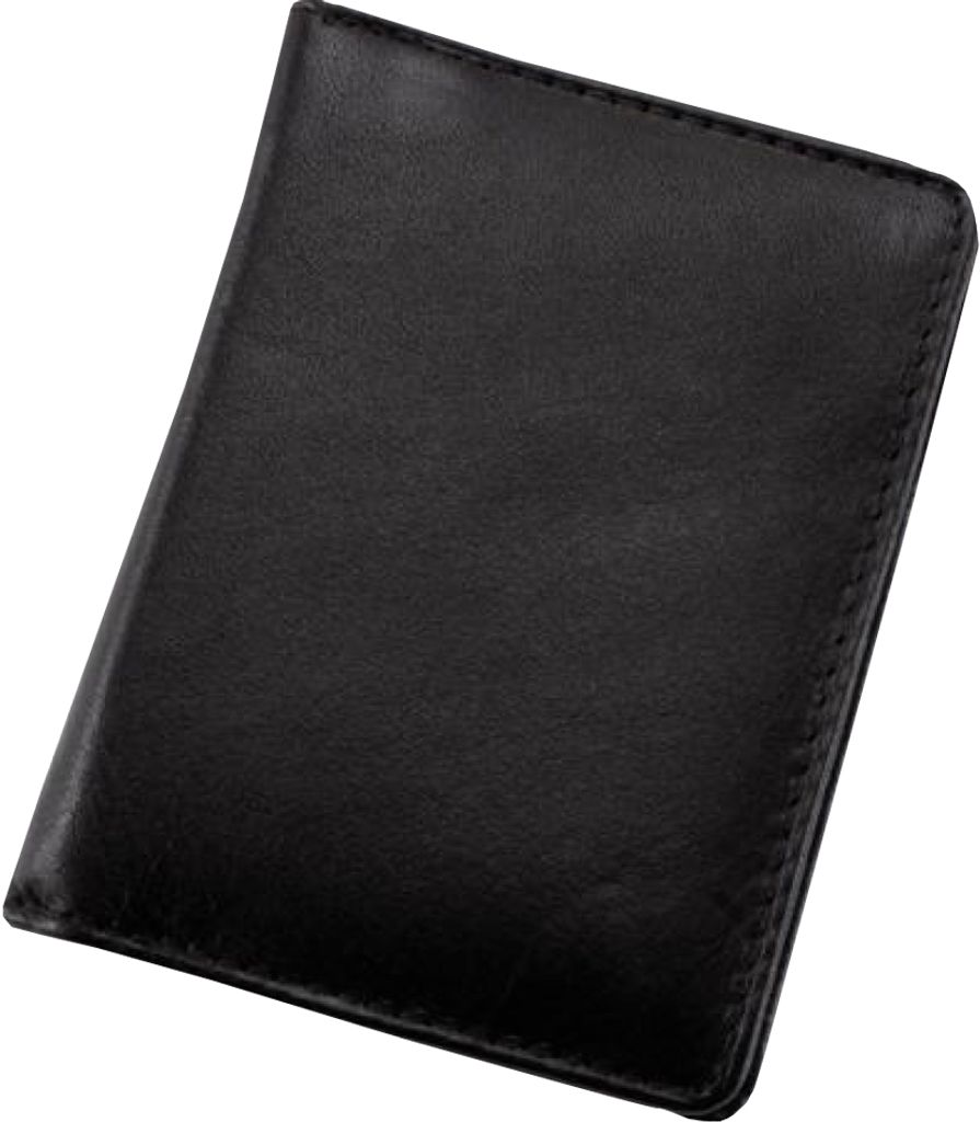 Alassio Notizblock Etui "MONZA" aus Leder schwarz Produktbild 