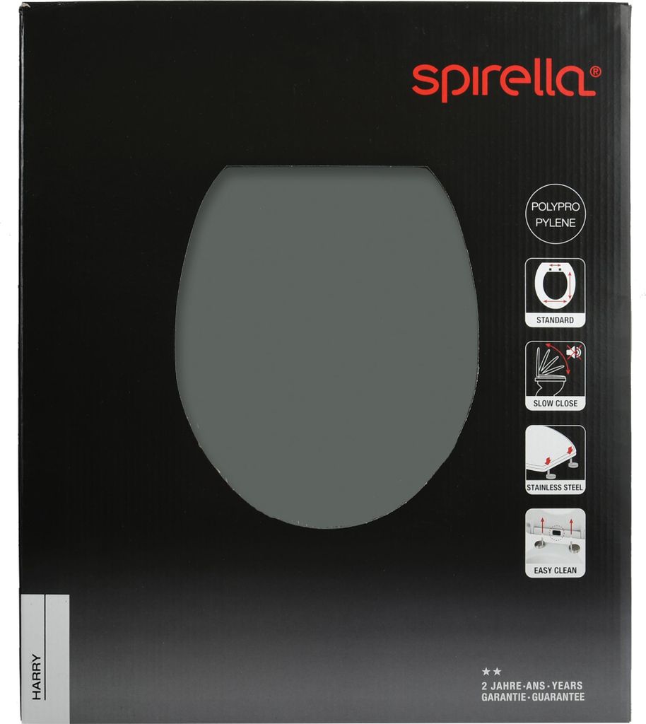 Coperchio del sedile del WC Spirella Harry con chiusura Immagine del prodotto 