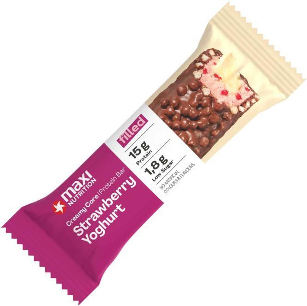 Maxi Nutrition Creamy Core Protein Bar Strawberry Yoguhrt Produktbild 