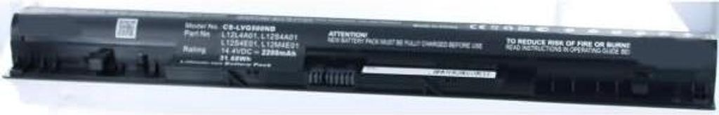 Akku für Lenovo 121500171 Li-Ion 14,4 Volt 2200 mAh schwarz.