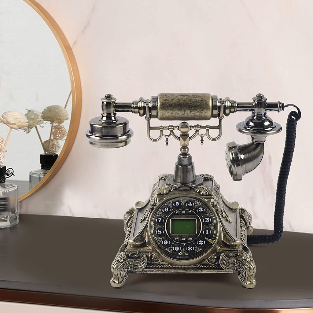 Vintage antike Rotary Hörer Schreibtisch Telefon Retro Dial Telefon 