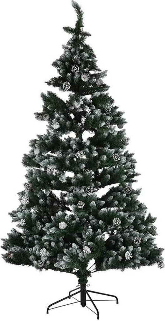 Arbre de Noël DKD Home Decor LED vert métal polyéthylène 130x130x218 cm