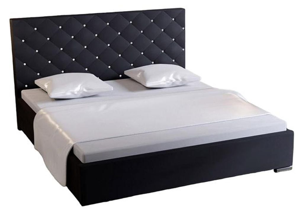 Designer Bett Schlafzimmer Betten Textil Hotel Luxus Polster 280x200cm Stoff neu