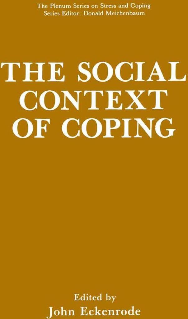 The Social Context of Coping