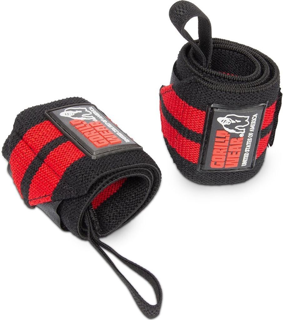 Gorilla Wear Wrist Wraps Pro - czarny/czerwony Zdjęcie produktu 