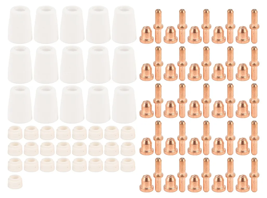 Accessoires Découpeur Plasma en Cuivre et Porcelaine - Pack de 90 Pcs