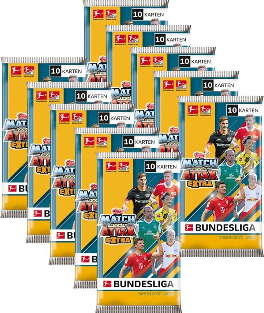 Topps Match Attax EXTRA 2020/21 - 10 Booster