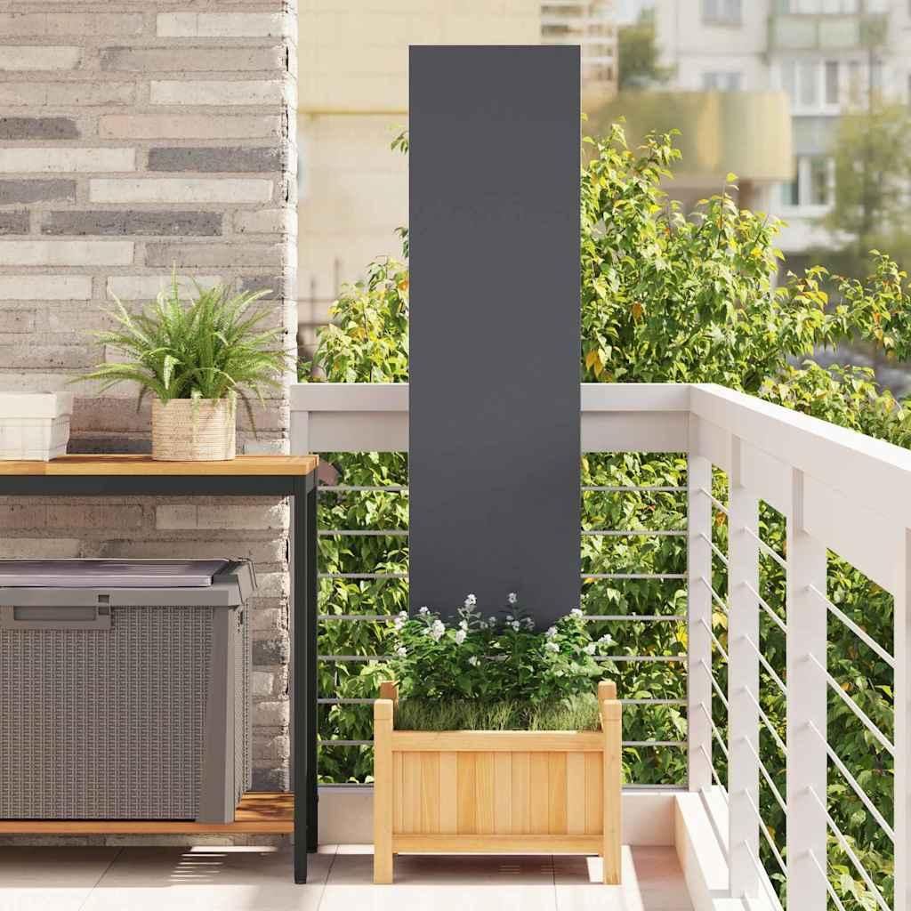 vidaXL Garten Sichtschutz-Leinwand Anthrazit 32 x 140 cm