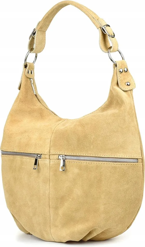 Borsa Shopper A4 Pelle Scamosciata Donna Tracolla Elegante Lavoro