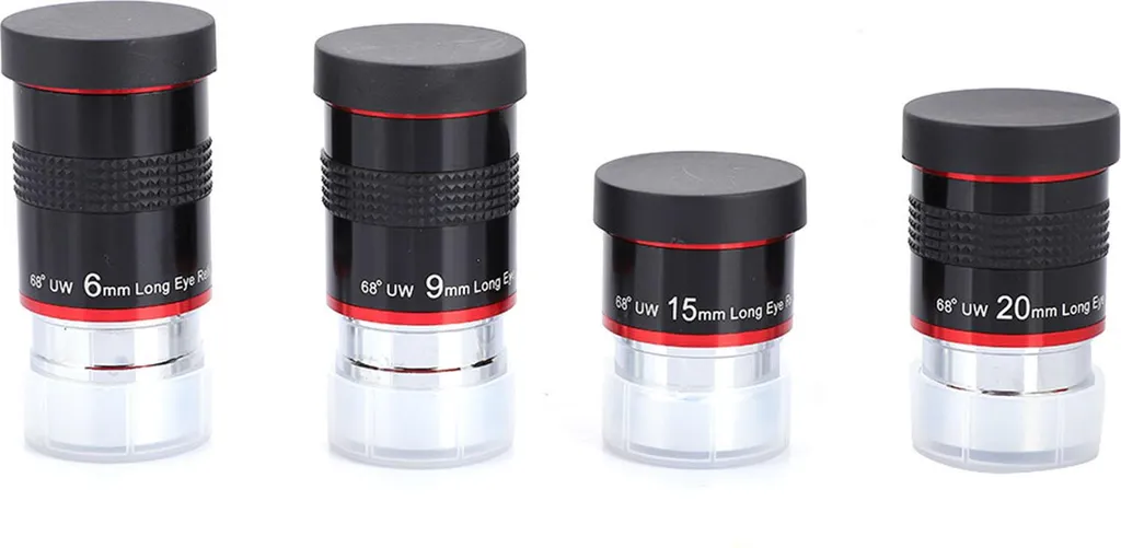 Oculaire pour observation planétaire nette en aluminium et verre FMC