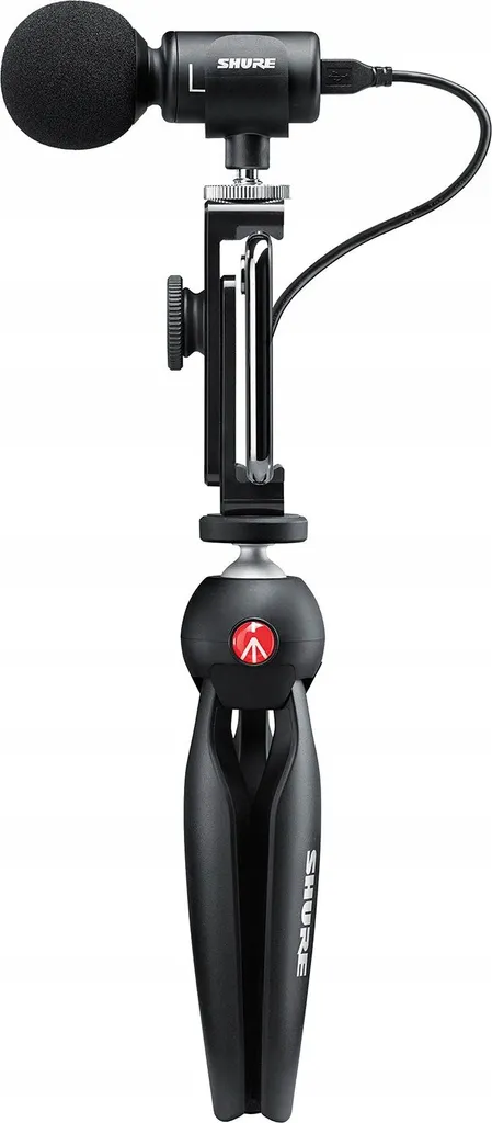 Microphone Vlogging Shure MV88+ Video Kit avec Trépied et Support Mobile - 9