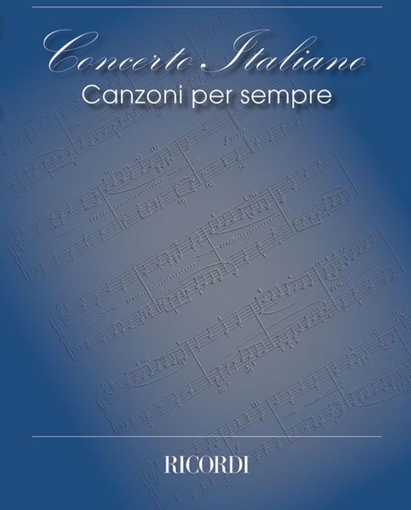 Various Concerto Italiano: Canzoni Per Sempre Melodic line / Various Instruments