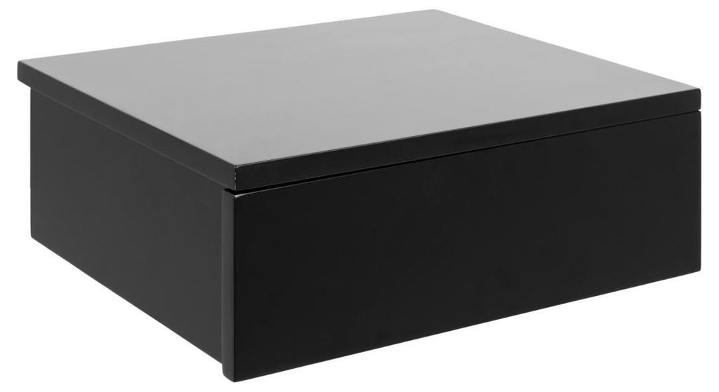 Avignon Nachttisch 1 Schublade schwarz. Produktbild 