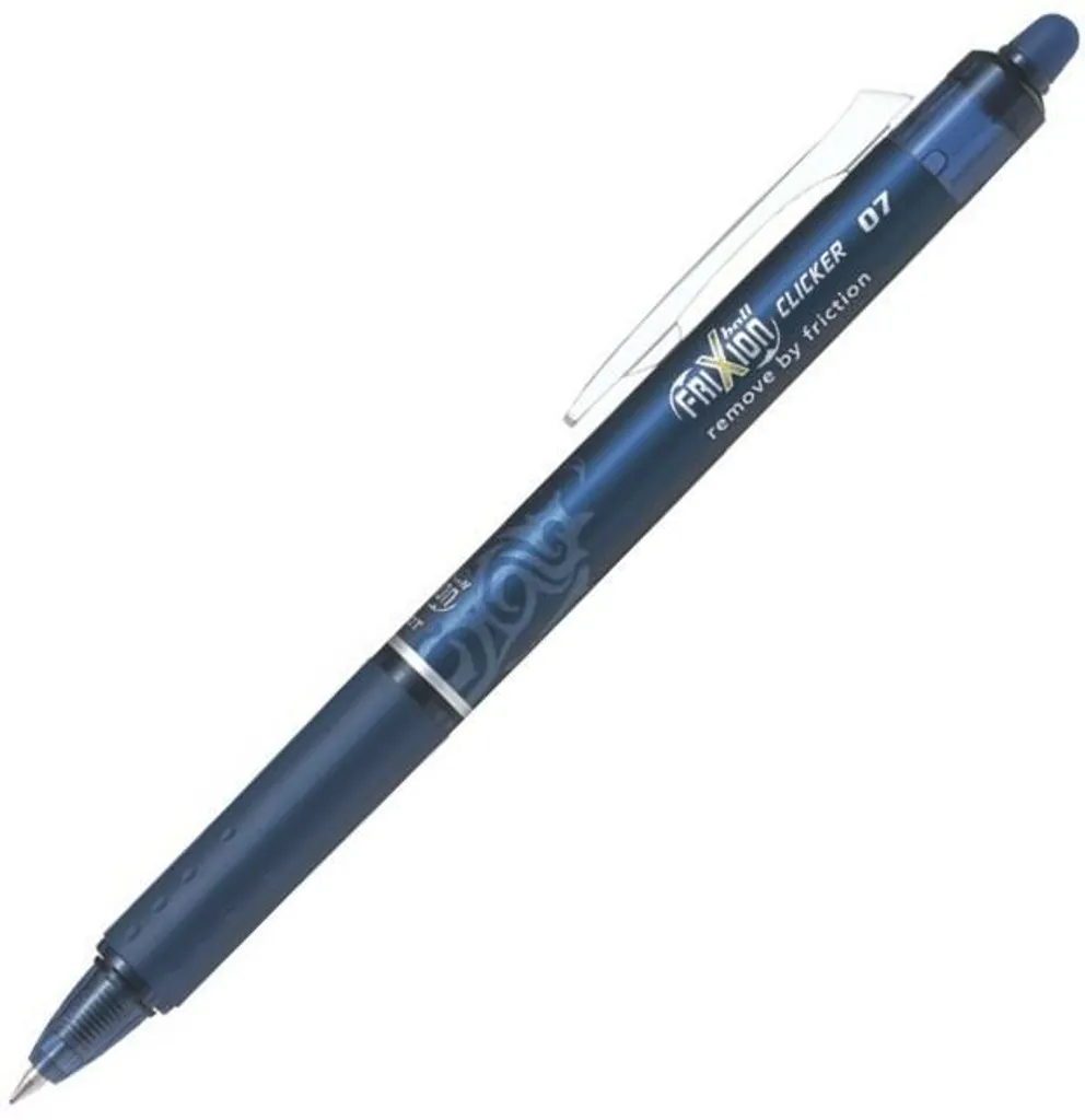 Stylo Effaçable Rétractable Pilot FriXion Clicker 07 Noir-Bleu 0,7