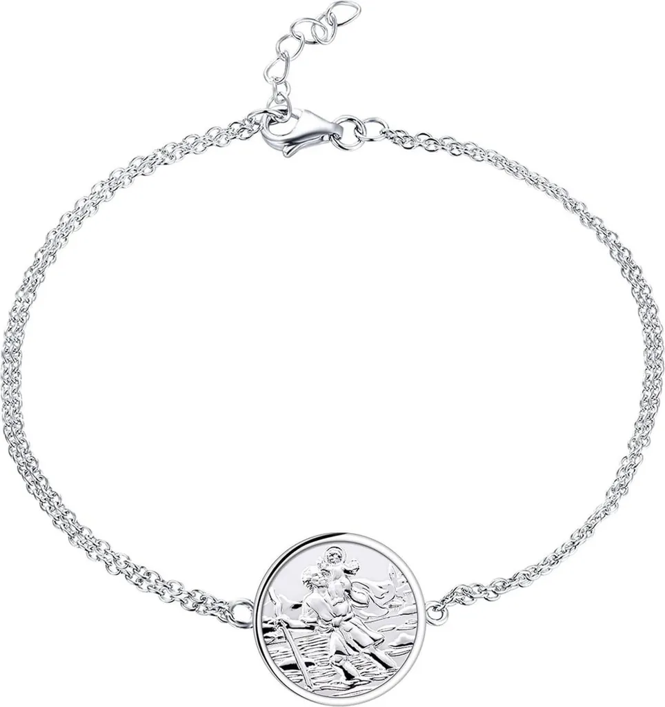 Cadeau protection voyageur : chaîne Saint Christophe en argent 925