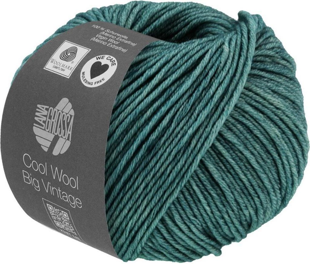 Lana Grossa - Cool Wool Big Vintage 7179 petrol Produktbild 