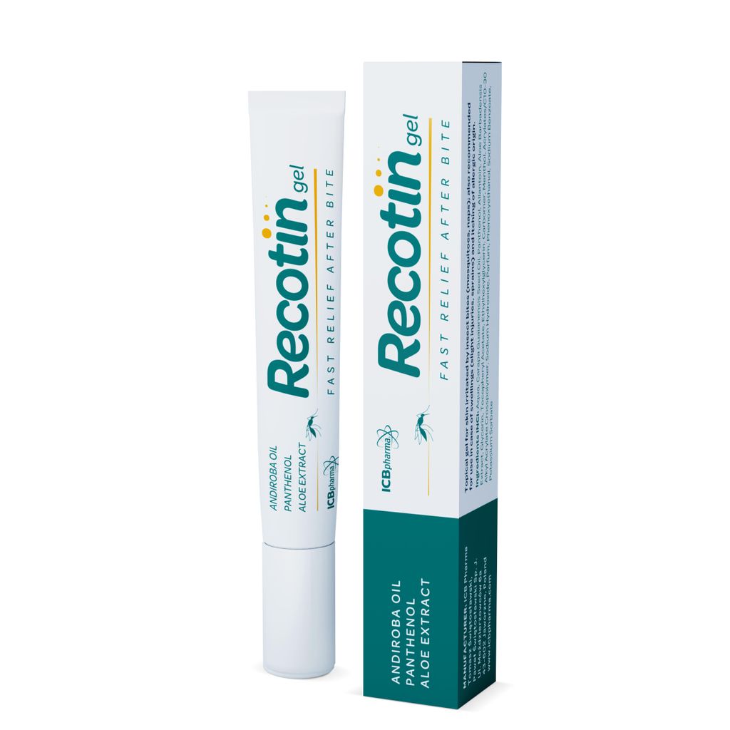 RECOTIN Mückenstich Gel 20ml - 100% Natürliche Wirkstoffe - Stichheiler gegen Juckreiz