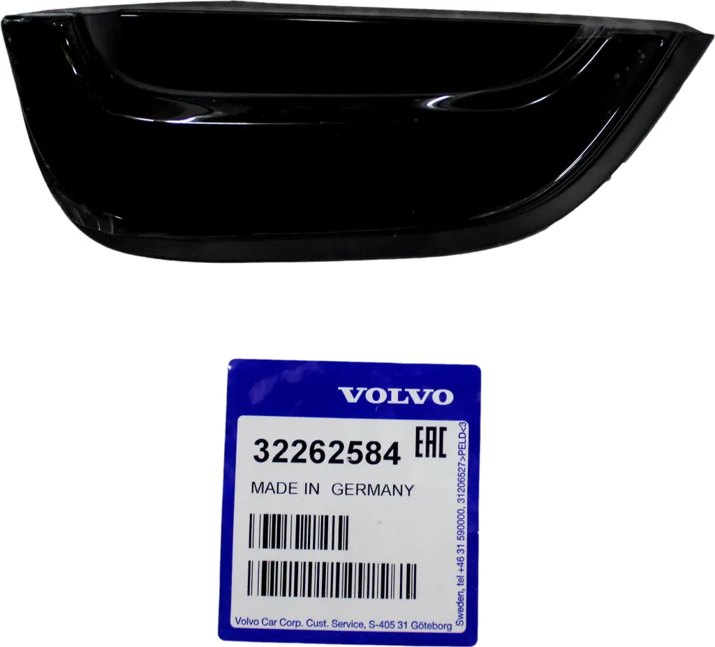 Réparer portière Volvo S60 III : Garniture arrière gauche noire d'origine