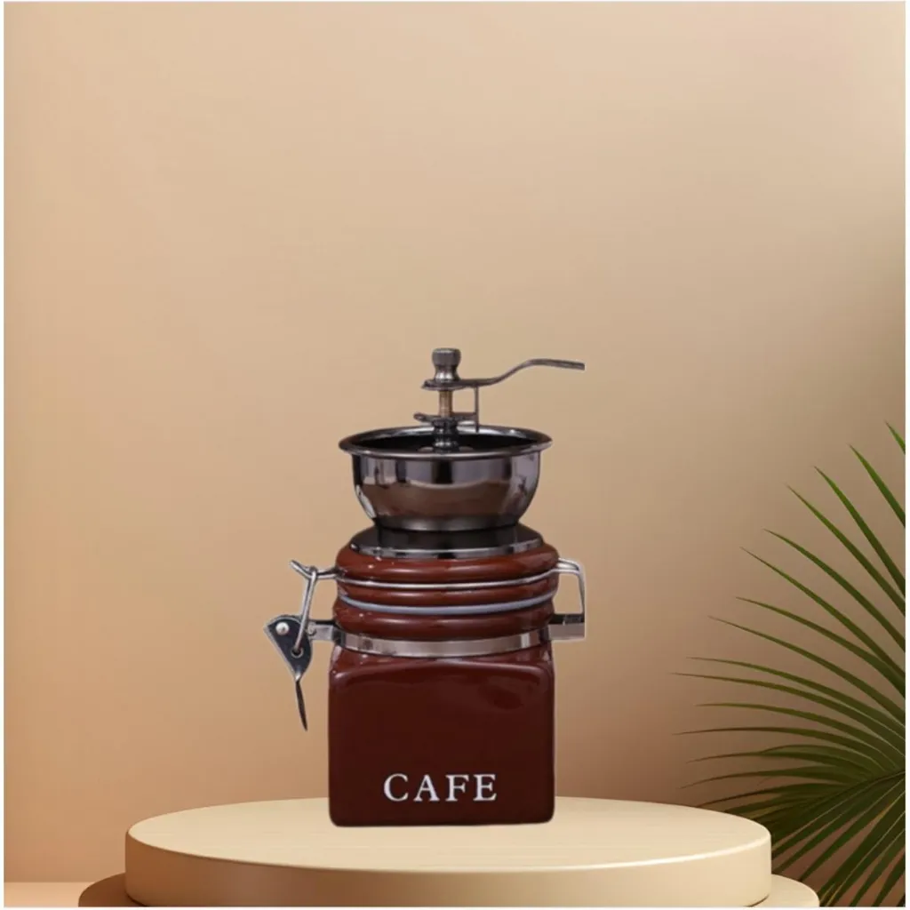 Moulin à café manuel INF avec meule céramique et manivelle robuste - 3