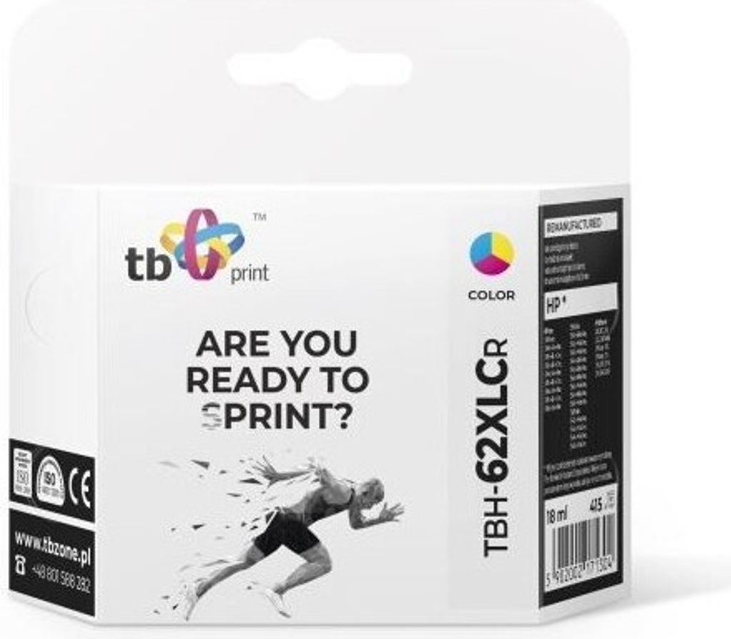 TB Print HP OfficeJet 5740 TBH-62XLCR CMY refurbished ink