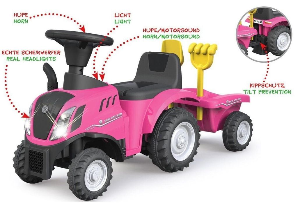 Jamara New Holland T7 Tractor, 1 Jahr(e), 4 Rad/Räder, Produktbild 