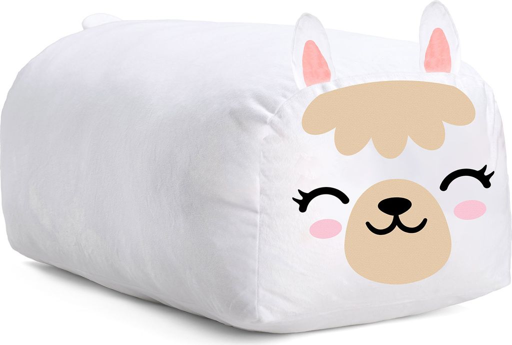 Weiches Plüsch Kissen Kuscheltier in Tier Form Groß 60 x 25 x 35 cm für Schlafzimmer Jugendliche Plüschtier in Kawaii Anime Style | Model LAMA ...