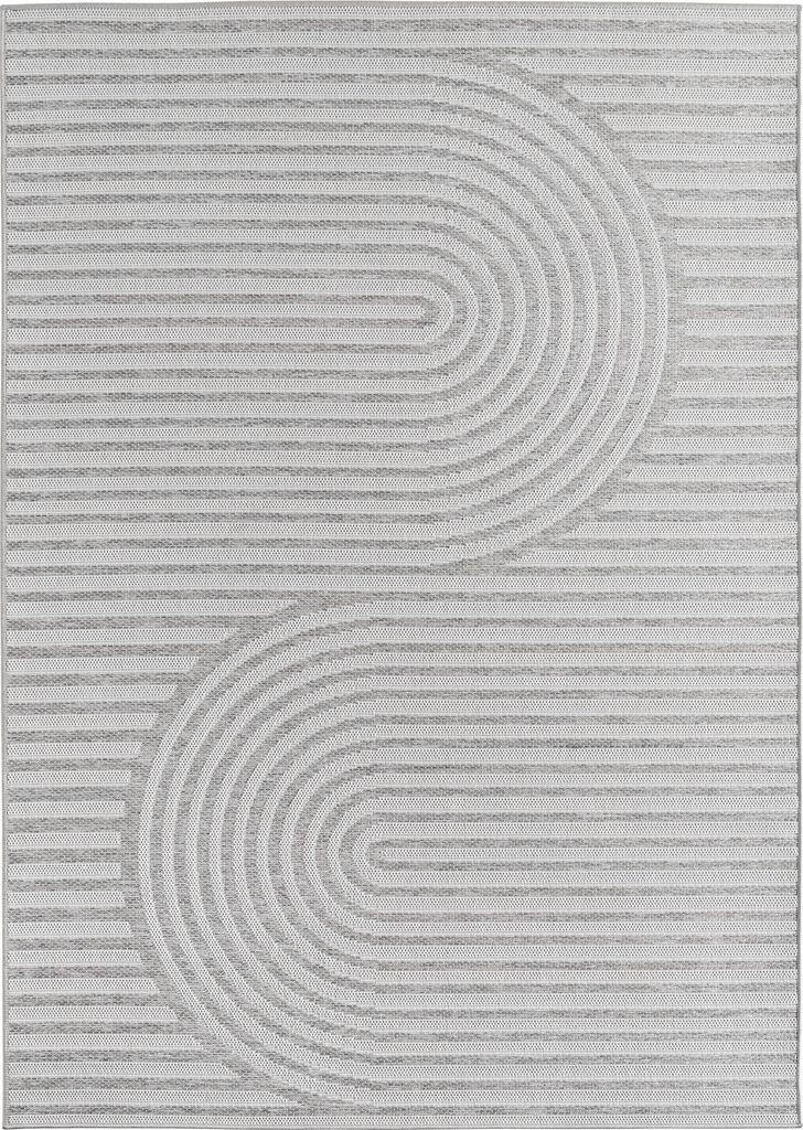 Desert Dek teppich indoor/outdoor flachgewebe rechteckig 200x290cm grau