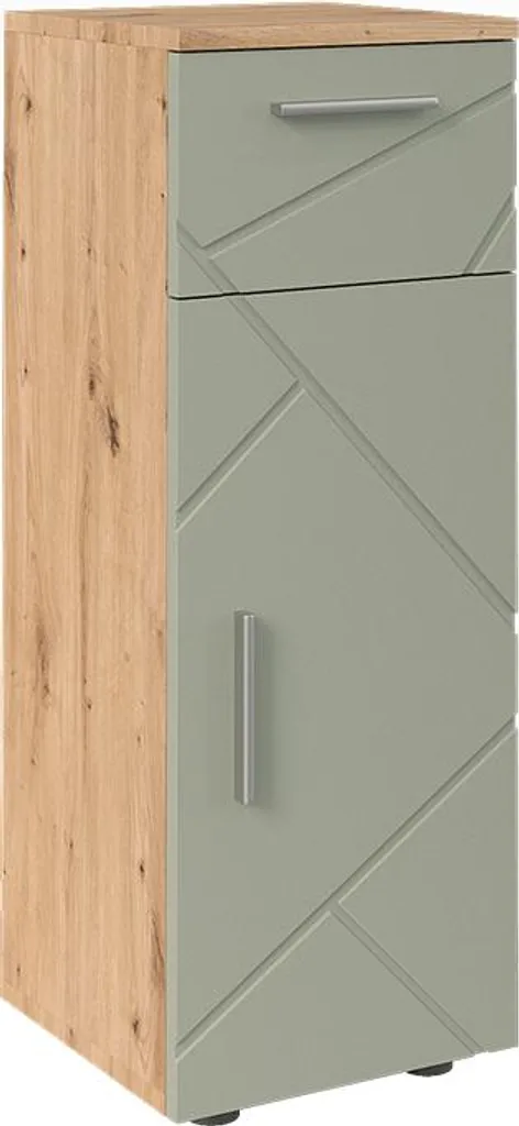 Meuble de rangement pour petite salle de bain Vicco Irma Vert 30x81cm