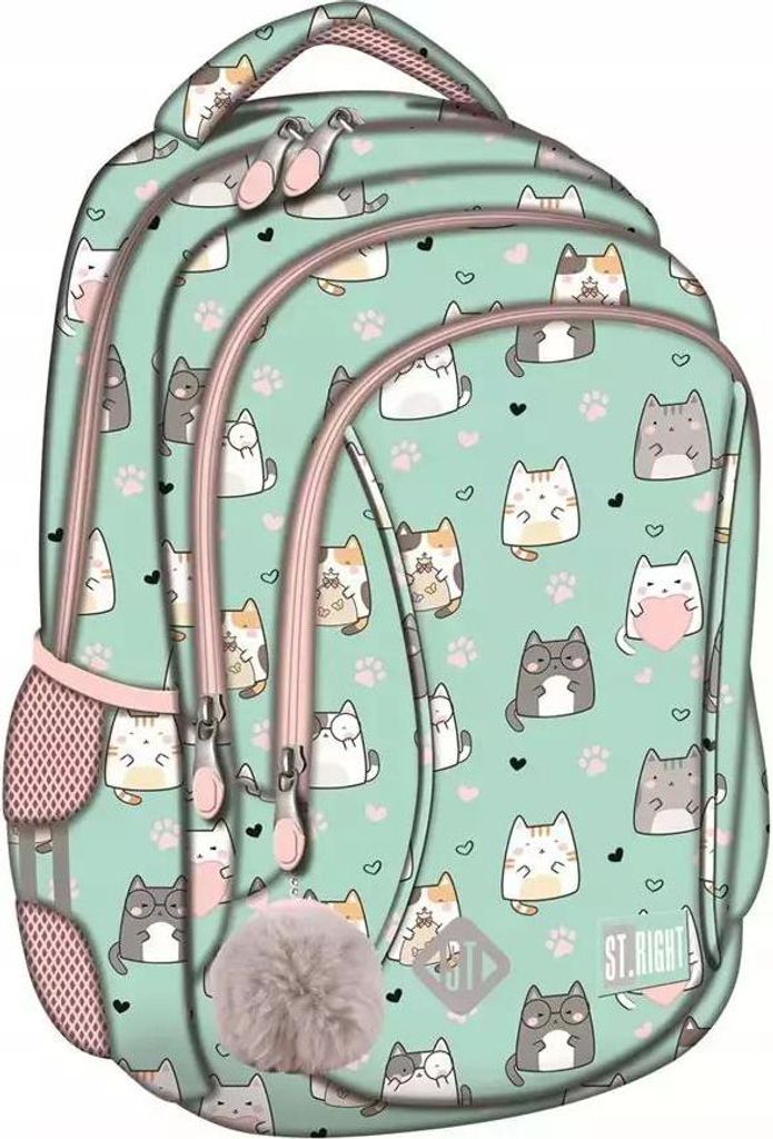 Batoh se 3 přihrádkami BP26 Charming Cats Obrázek produktu 