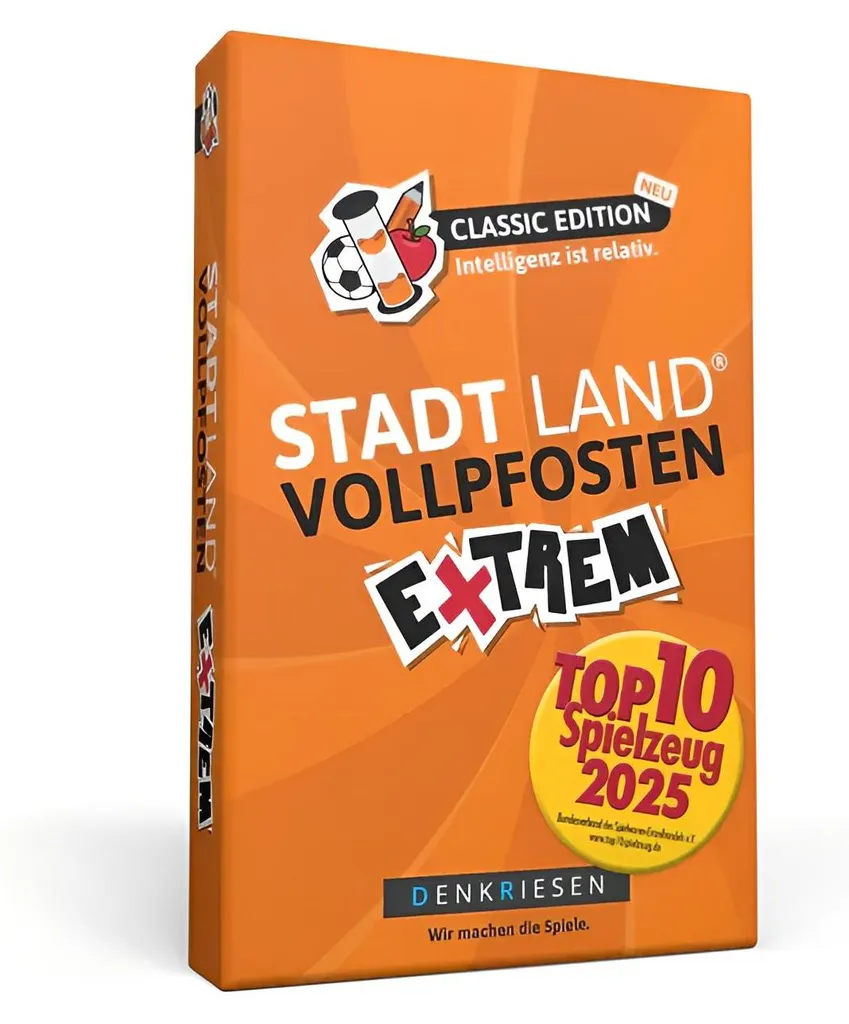 Jeu d'ambiance pour adultes Stadt Land Vollpfosten de 50 pages