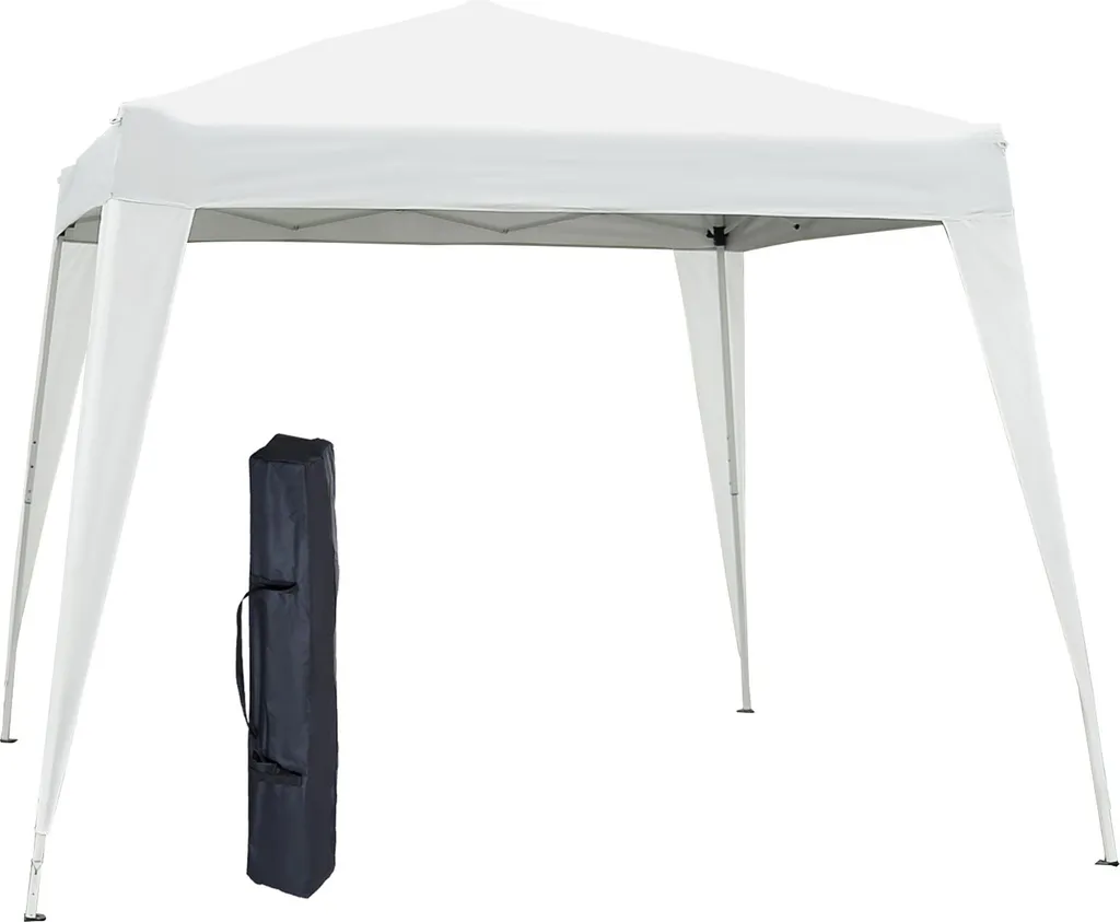 Gazebo Giardino Fortuna Lai 2,4x2,4 m Pieghevole: Acciaio e Borsa