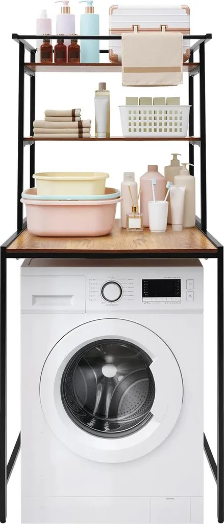 Étagère de rangement au-dessus du lave-linge pour optimiser l'espace - 8