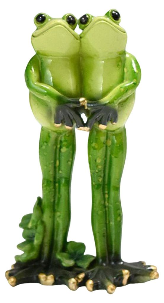 Yoga-Froschstatue, Cartoon-Froschpaar-Figur, Harz-Sportfroschskulptur, Heim- und Bürodekoration, Ornament E