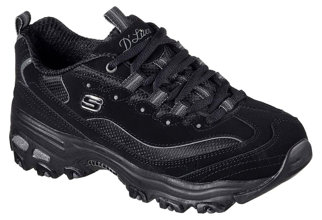Skechers Damen Sneaker, schwarz(schwarzbbk), Gr. 40 Produktbild 