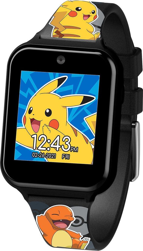 Pokemon - Dětské chytré hodinky - černé Obrázek produktu 
