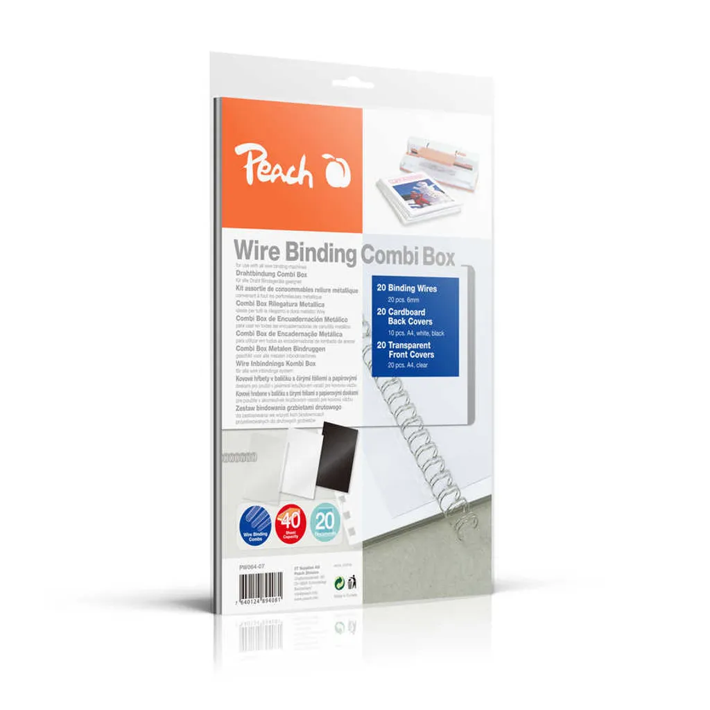 Crea Portfolio Eleganti con Peach PW064-07 - Kit Rilegatura Filo Metallo