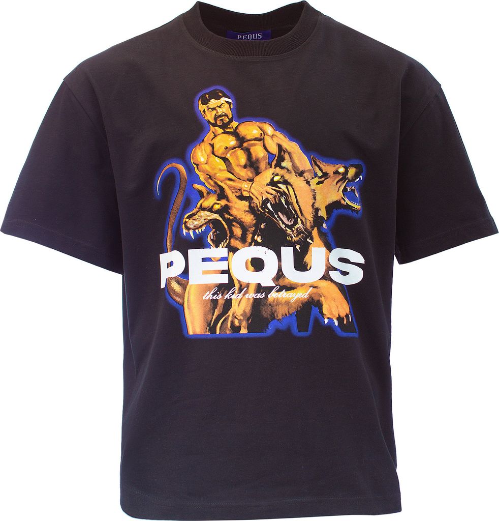 PEQUS Uni This Kid was betrayed T-Shirt PQS-TS-142 Schwarz XL