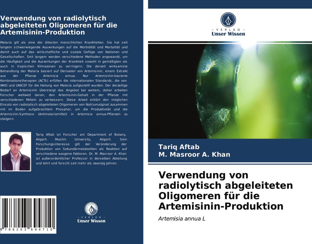 Verwendung von radiolytisch abgeleiteten Oligomeren für die Artemisinin-Produktion
