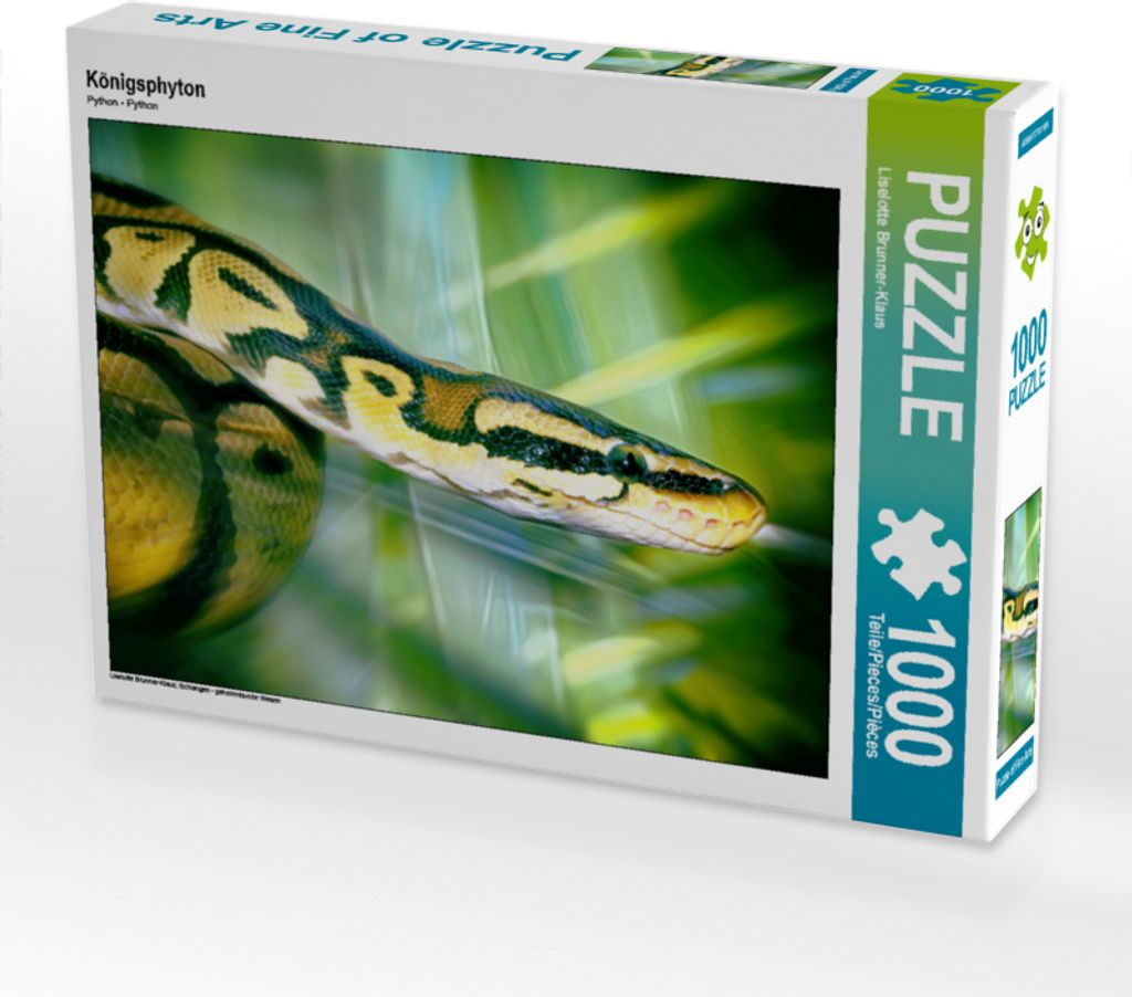 CALVENDO Puzzle Königsphyton | 1000 Teile Lege-Größe 64x48cm Foto-Puzzle für glückliche Stunden