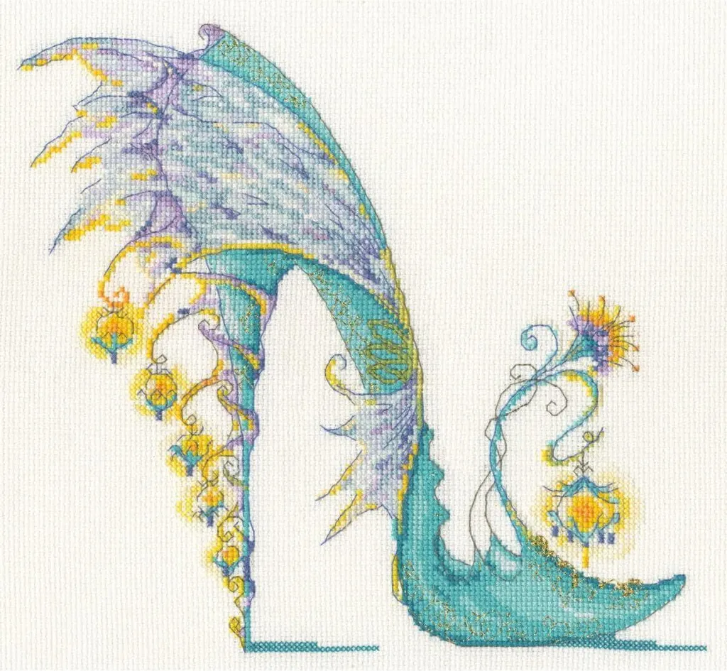 Point de Croix Compté Kit Complet Fairy Ball 26x24cm pour Broderie