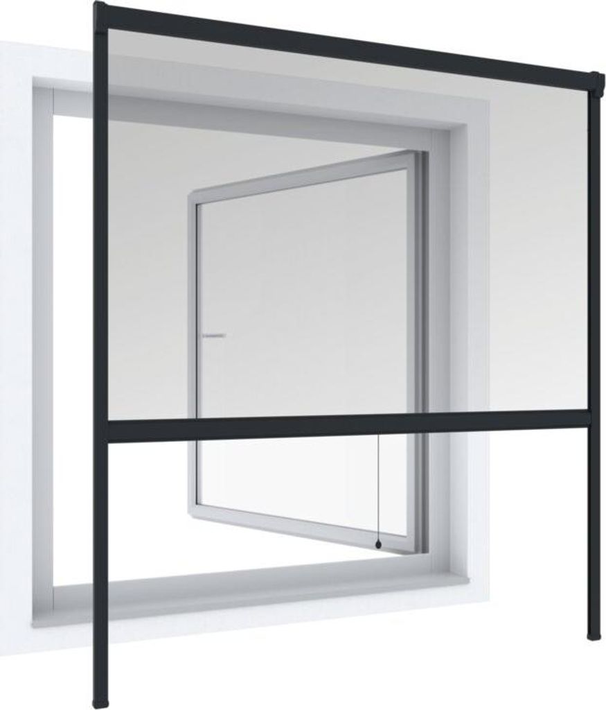 Rollo Fenster Plus 160 x 160 cm anthrazit