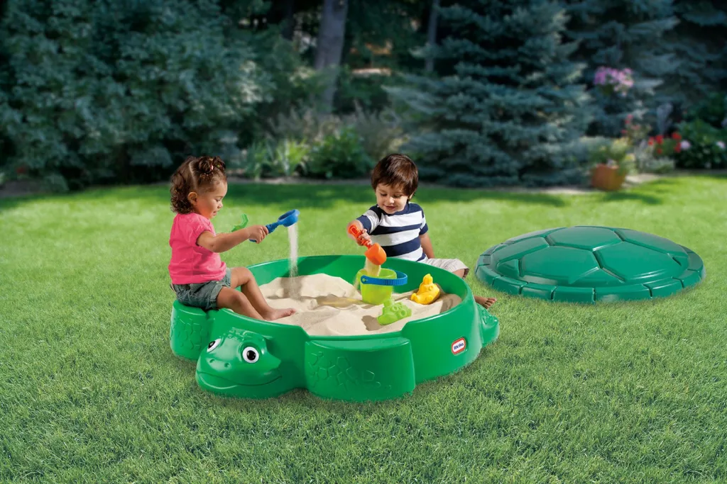 Table de sable Little Tikes anti-UV avec couvercle pour sable propre - 17
