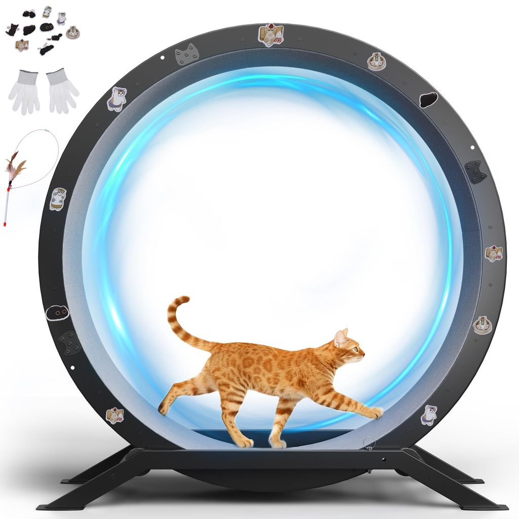 GTPLAYER Katzenlaufrad, laufrad Katze, Extra großer 100 cm, Produktbild 
