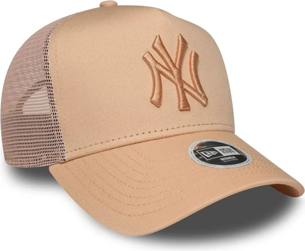 New Era 60691097 NY Yankees Rosa - Cappello Trucker Donna Originale