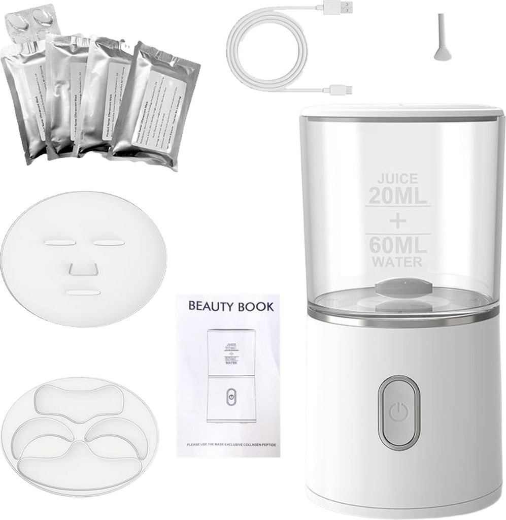 Set Gesichtsmasken-Maker, DIY-Maschine für natürliche Obst- und Gemüsemasken, professionelles Hautpflege-Tool für Frauen