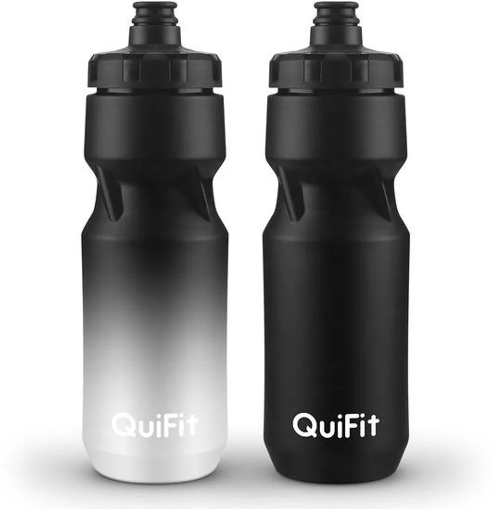 Lot de 2 Gourdes de Sport 710ml Bidons Vélo de Course Légers et Étanche